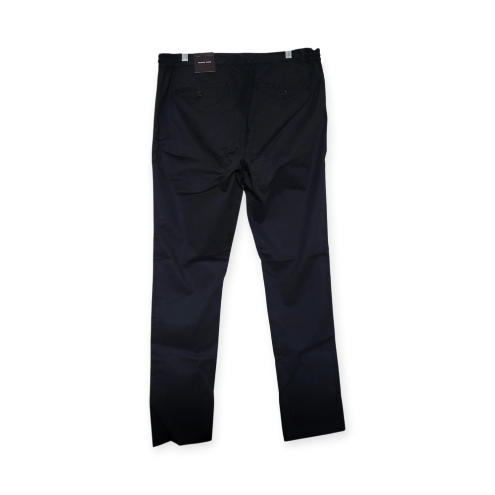 Michael Kors Mens 36x32 Pleat Drawstring Pants Stretch Casual Minimal Preppy NWT - Picture 7 of 10